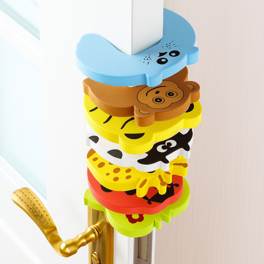 Weiches Türstopper-Set zum Schutz von Babyfingern