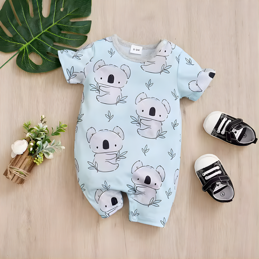 Baby-Jumpsuit mit Koala-Print
