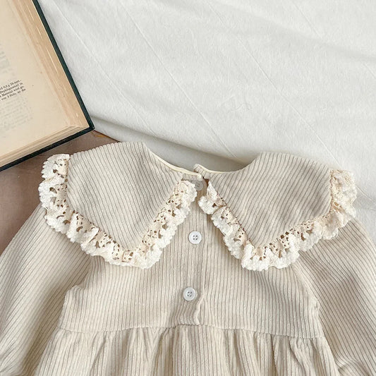 Spring Romper Set for Baby Girls – Corduroy