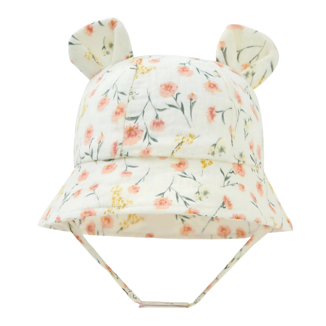 Baby Sun Hat with Bunny Ears