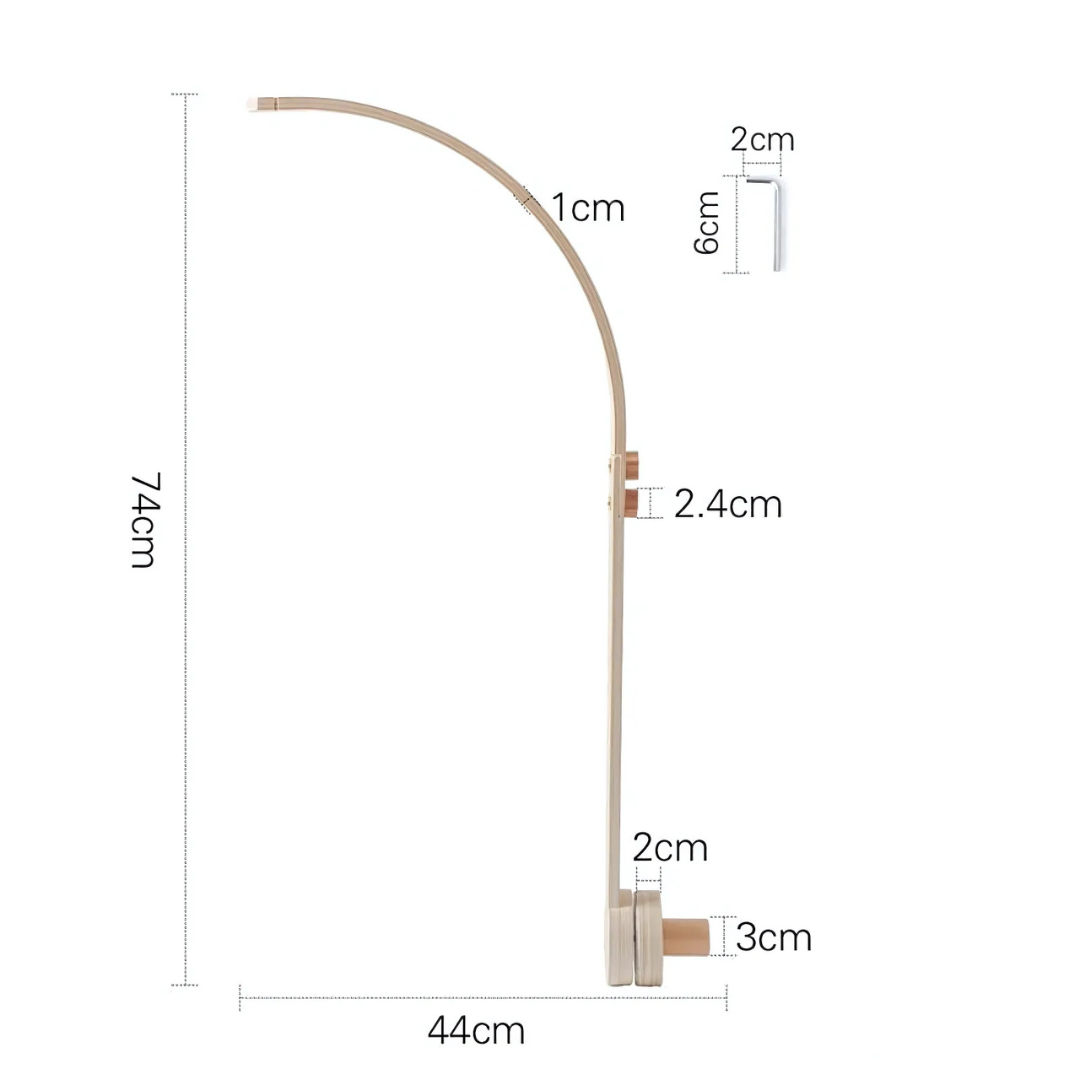 Hängendes Babyspielzeug mit Musik für einen beruhigenden Schlaf