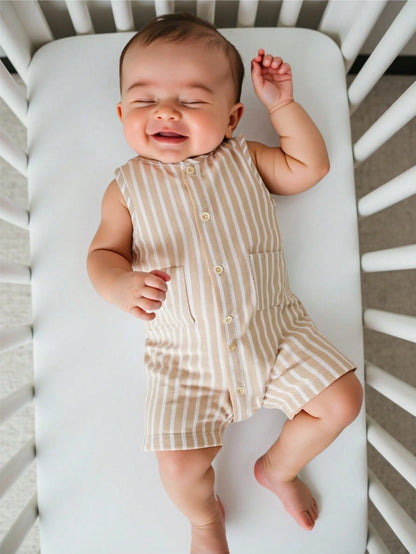 Sommer-Set für Jungen – Strampler &amp; Fischerhut