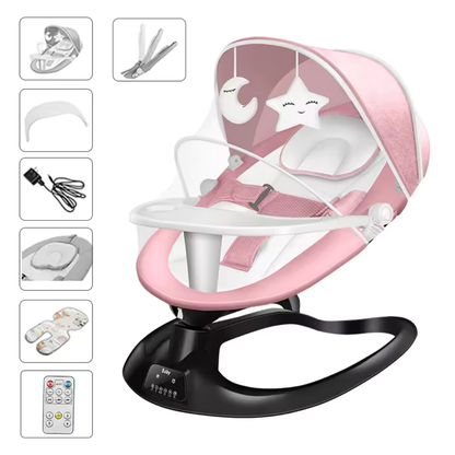 Electric Baby Rocking Chair with Mosquito Net