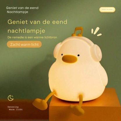 Portable Duck Shaped LED Night Light for Kids