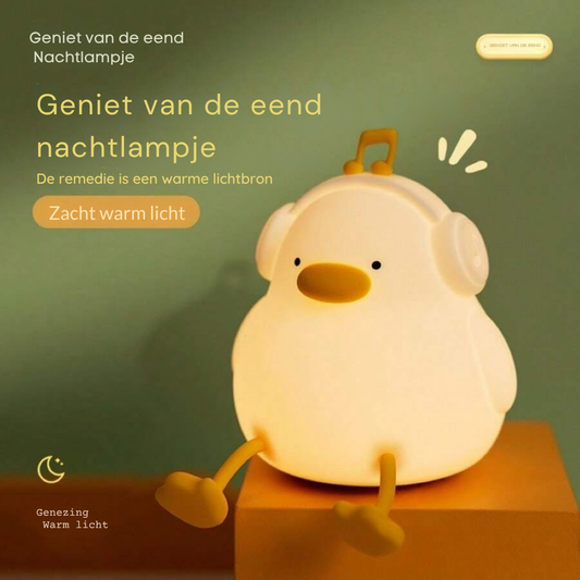 Portable Duck Shaped LED Night Light for Kids