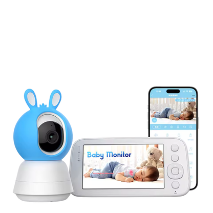 Video Baby Monitor with Pan &amp; Tilt Camera