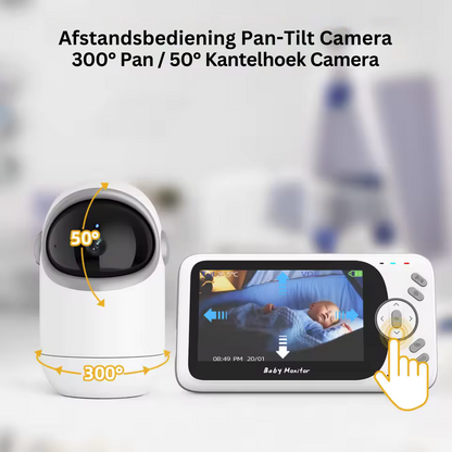 Baby Monitor with Adjustable Camera Angle