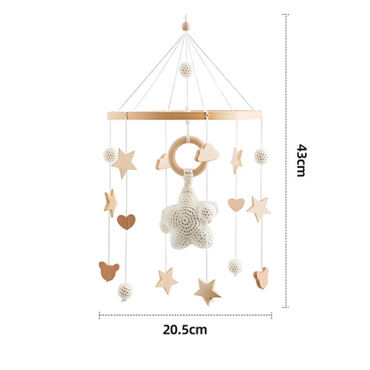 Hängendes Babyspielzeug mit Musik für einen beruhigenden Schlaf