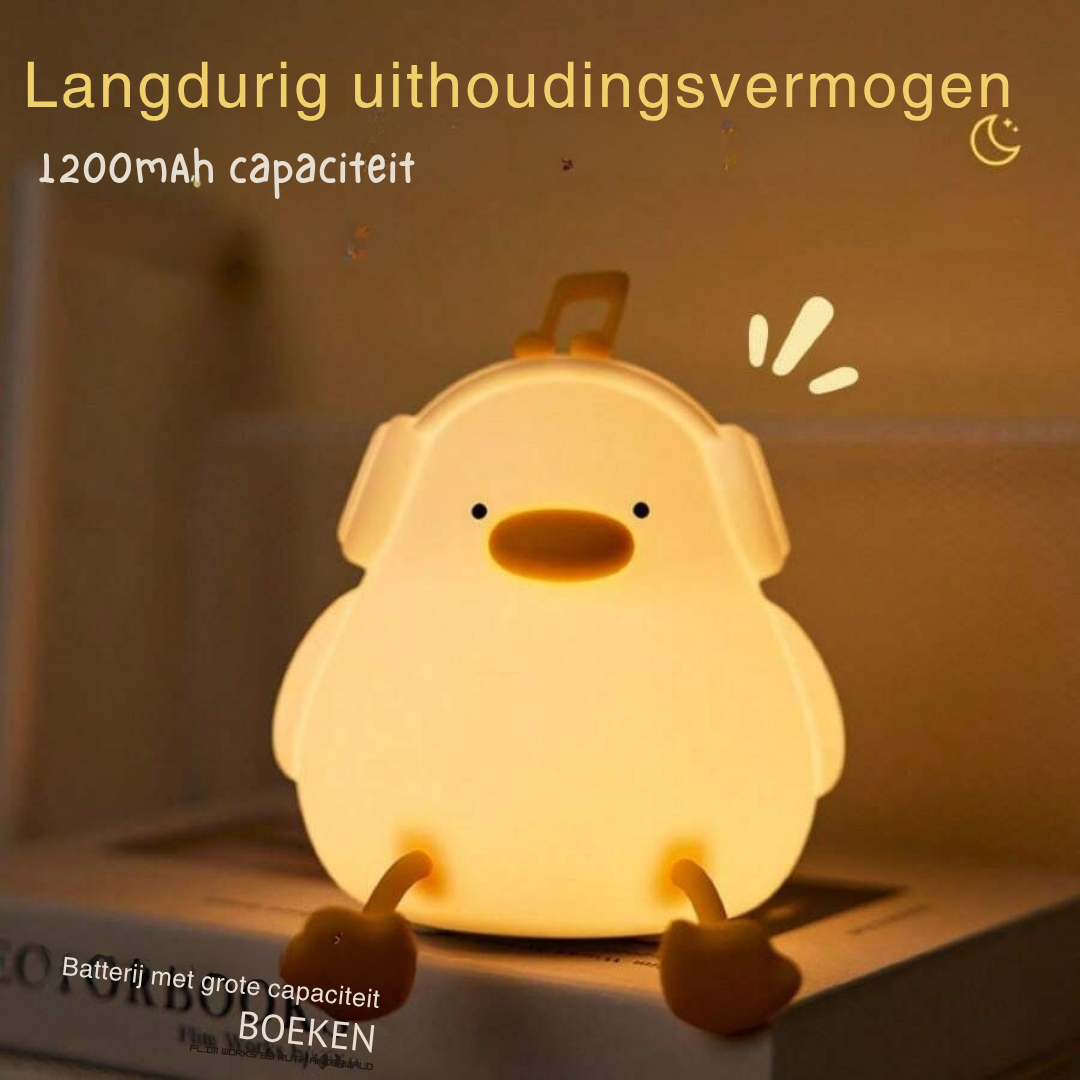 Portable Duck Shaped LED Night Light for Kids