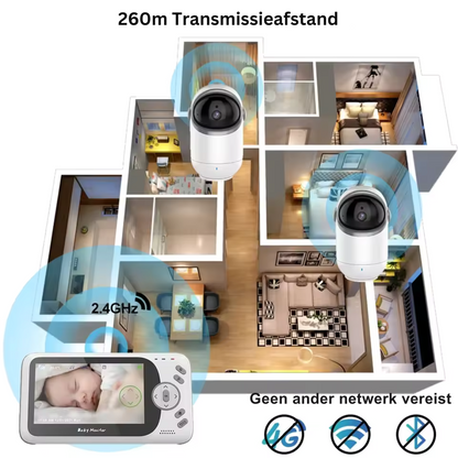 Baby Monitor with Adjustable Camera Angle