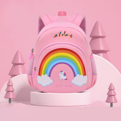 Kinderrucksack mit Cartoon-Aufdruck