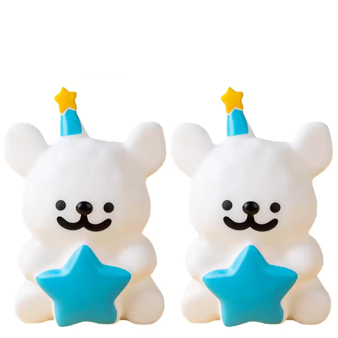 Niedliches Hunde-Nachtlicht-Set