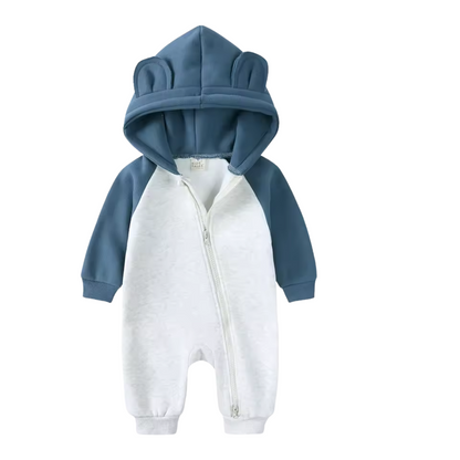 Fleece romper for boys and girls