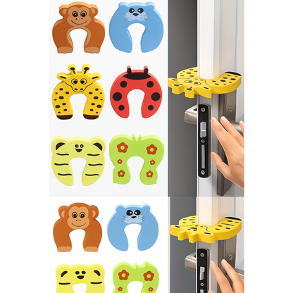 Soft Door Stopper Set for Baby Finger Protection