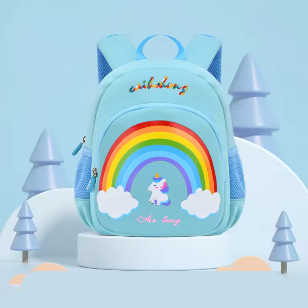 Kinderrucksack mit Cartoon-Aufdruck