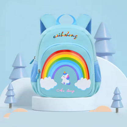 Kinderrucksack mit Cartoon-Aufdruck