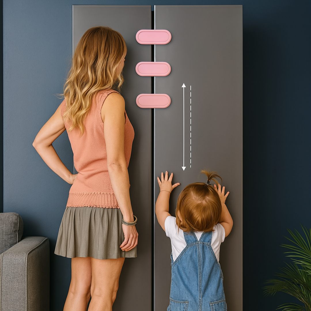 Safety Lock Set for Cabinets &amp; Drawers – For Child-Safe Homes