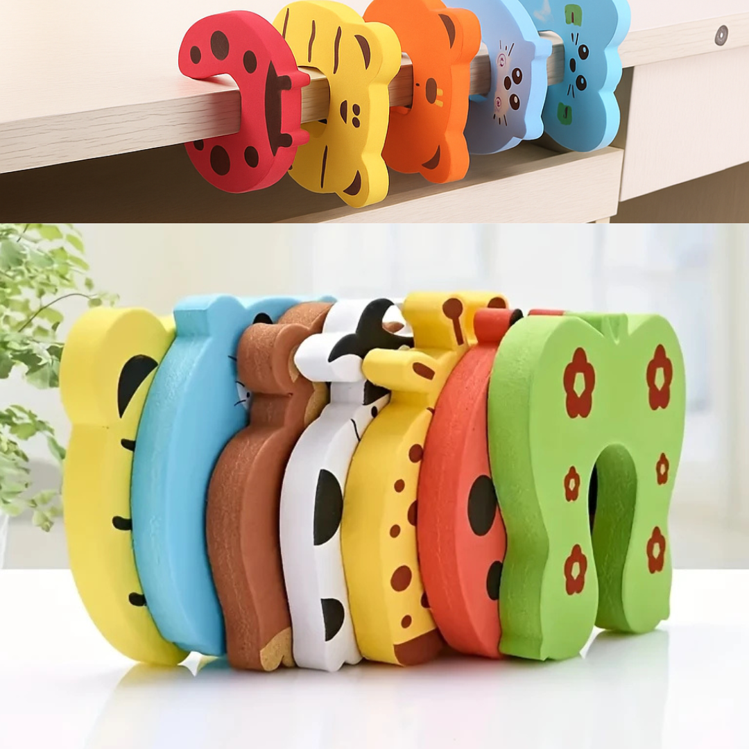 Soft Door Stopper Set for Baby Finger Protection