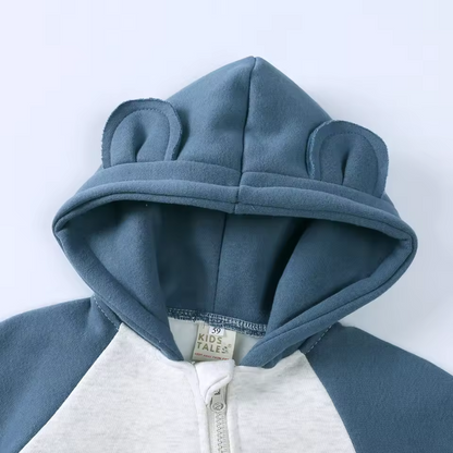 Fleece romper for boys and girls