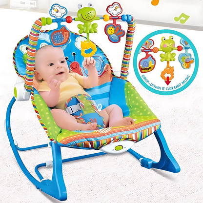 Rocking Chair with Baby Toy Frame