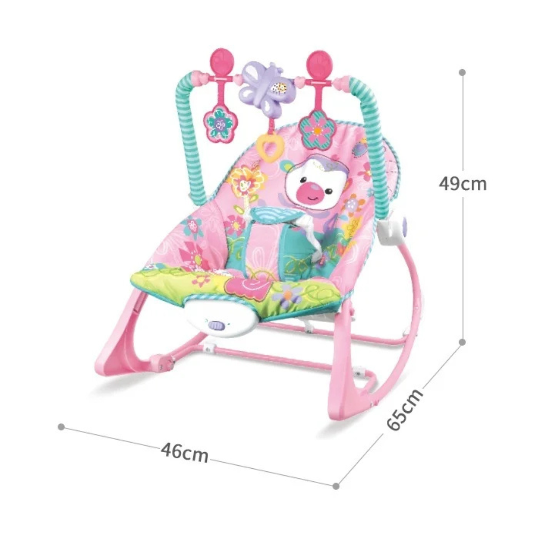 Rocking Chair with Baby Toy Frame