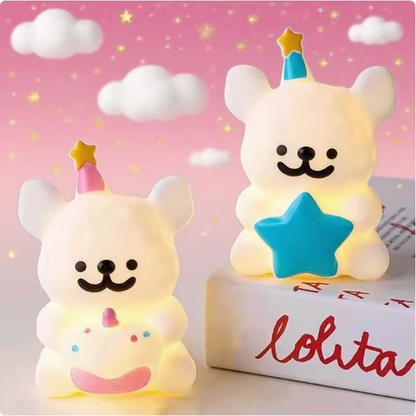 Niedliches Hunde-Nachtlicht-Set