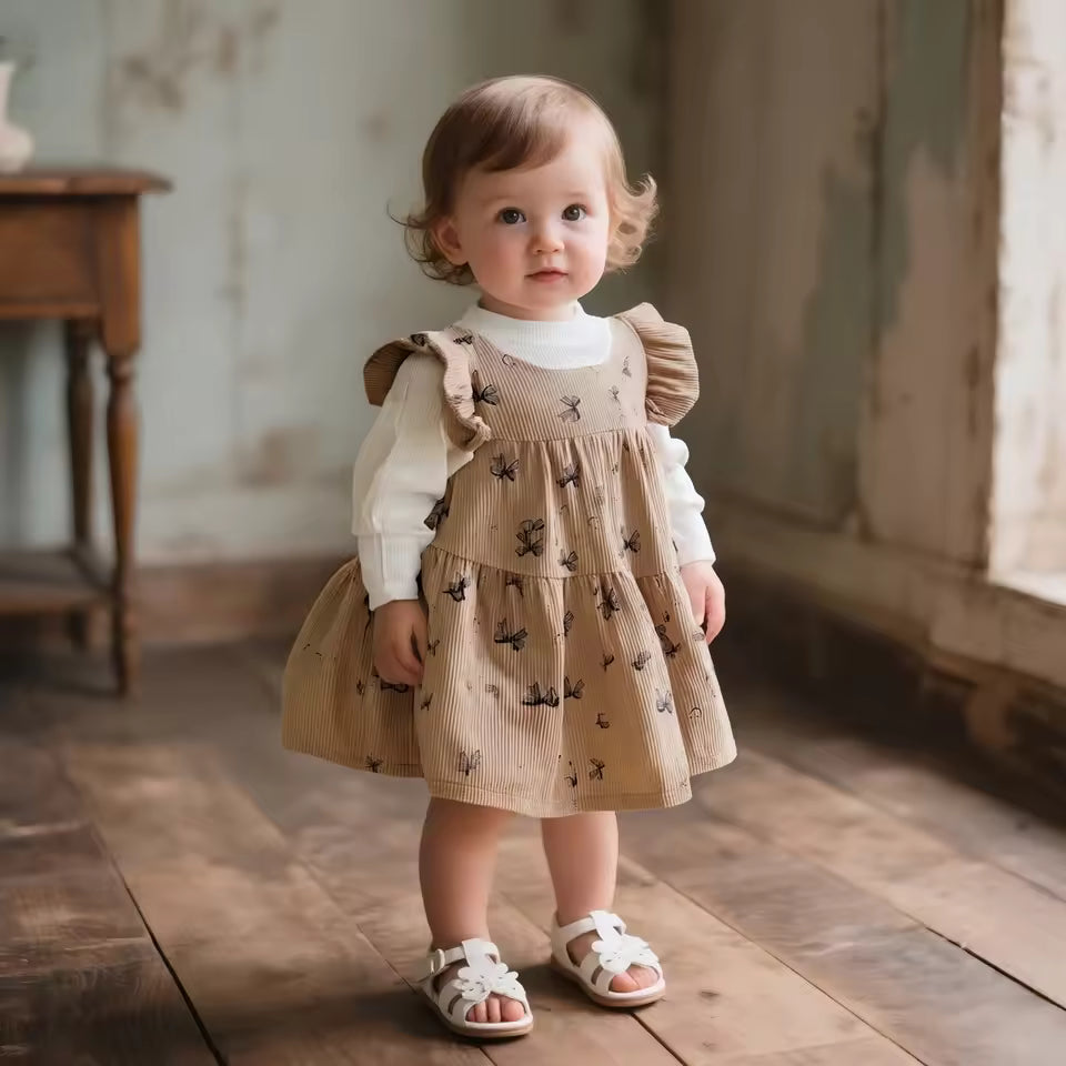 Soft Dress with a Two-in-One Look