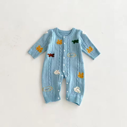 CozyKnit Baby Romper 