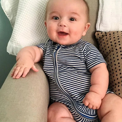 Baby-Strampler, kurzärmelig, Baumwolle, Unisex, bequemer Jumpsuit