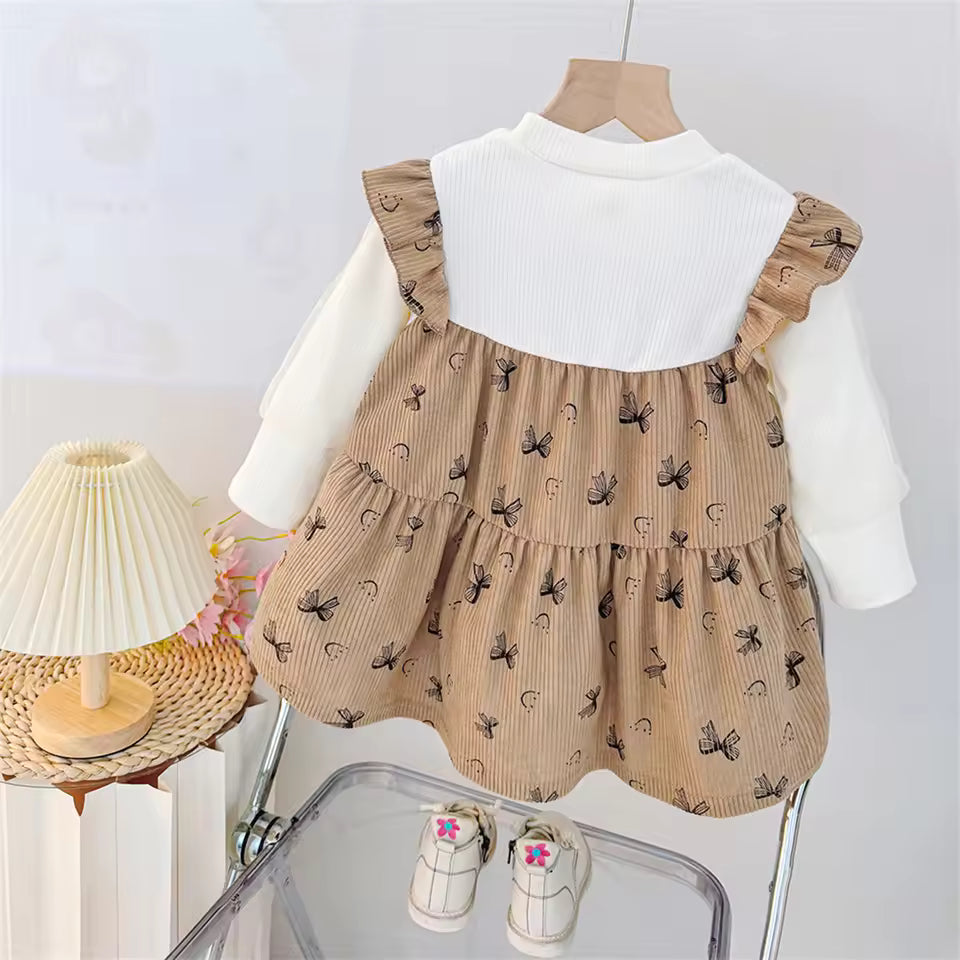 Soft Dress with a Two-in-One Look