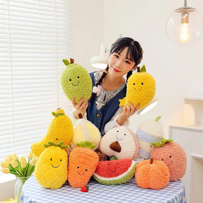 Cute Fruit &amp; Vegetable Plush Toys 