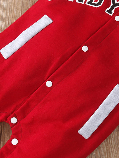 Baby-Jumpsuit mit langen Ärmeln, modisches Outfit