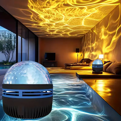 Sleeping lamp with sea effect
