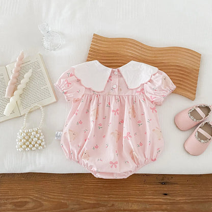 Summer Baby Girls Romper – Princess Style 