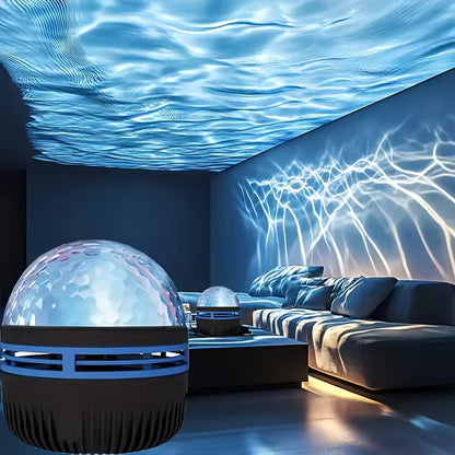 Sleeping lamp with sea effect