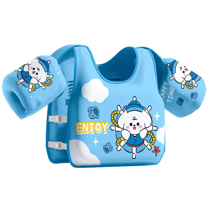 Children's swimsuit with cartoon print
