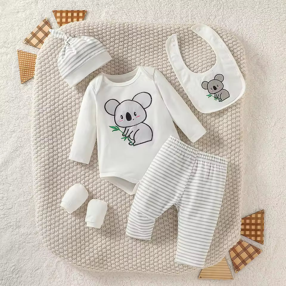 Warmes und weiches Baby-Set