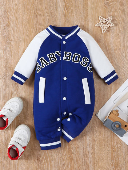 Baby-Jumpsuit mit langen Ärmeln, modisches Outfit