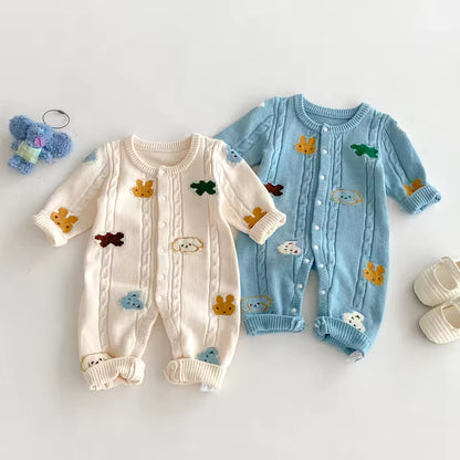 CozyKnit Baby Romper 