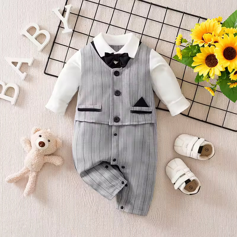 Newborn Gentleman Romper