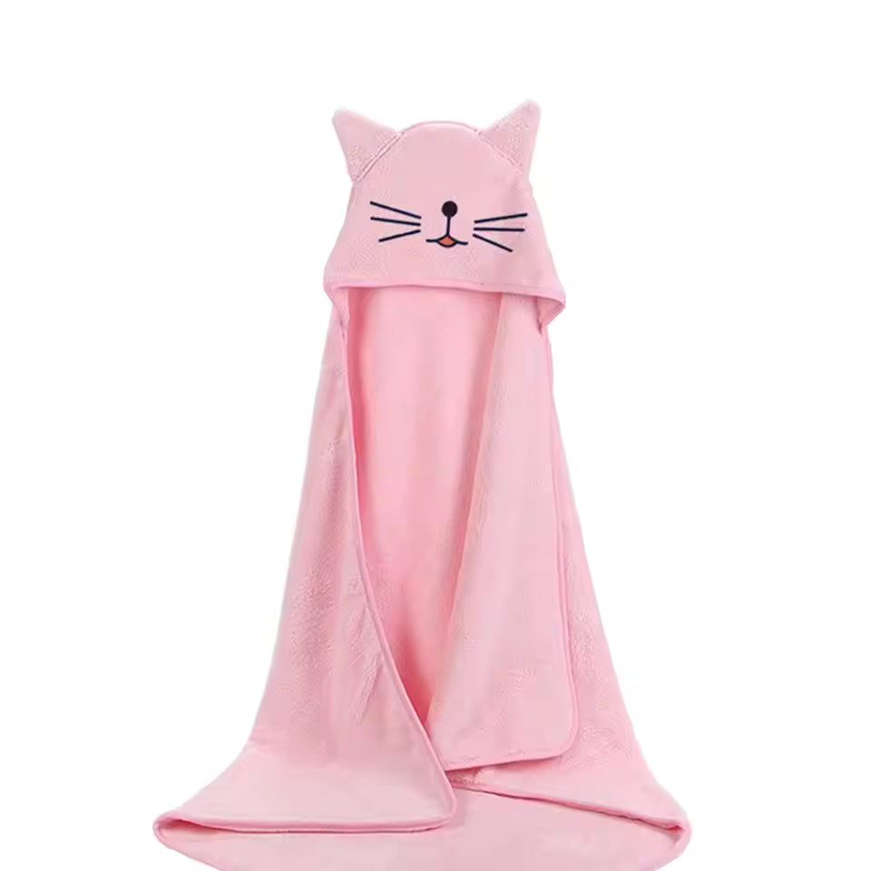 CuddleCat Bath Cape with Hood