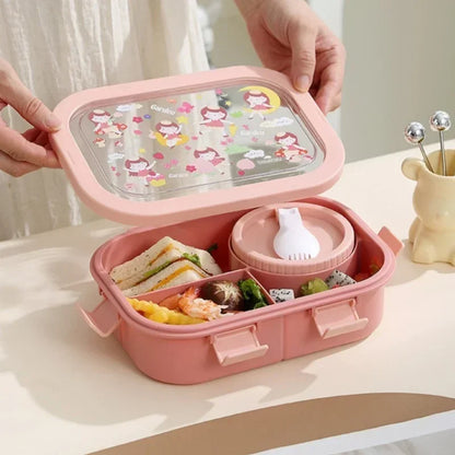 Cartoon Lunch Container for Kids
