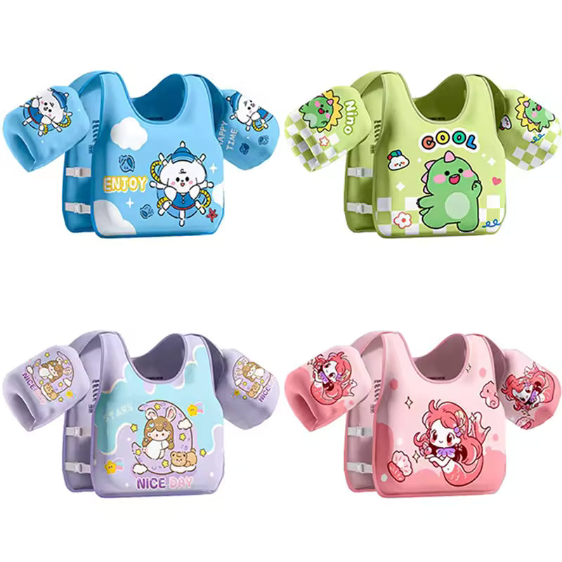 Children's swimsuit with cartoon print