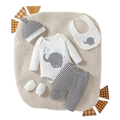 Warmes und weiches Baby-Set