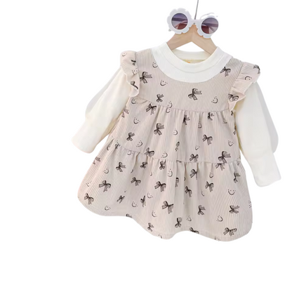 Soft Dress with a Two-in-One Look