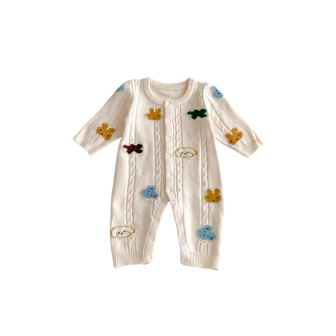 CozyKnit Baby Romper 