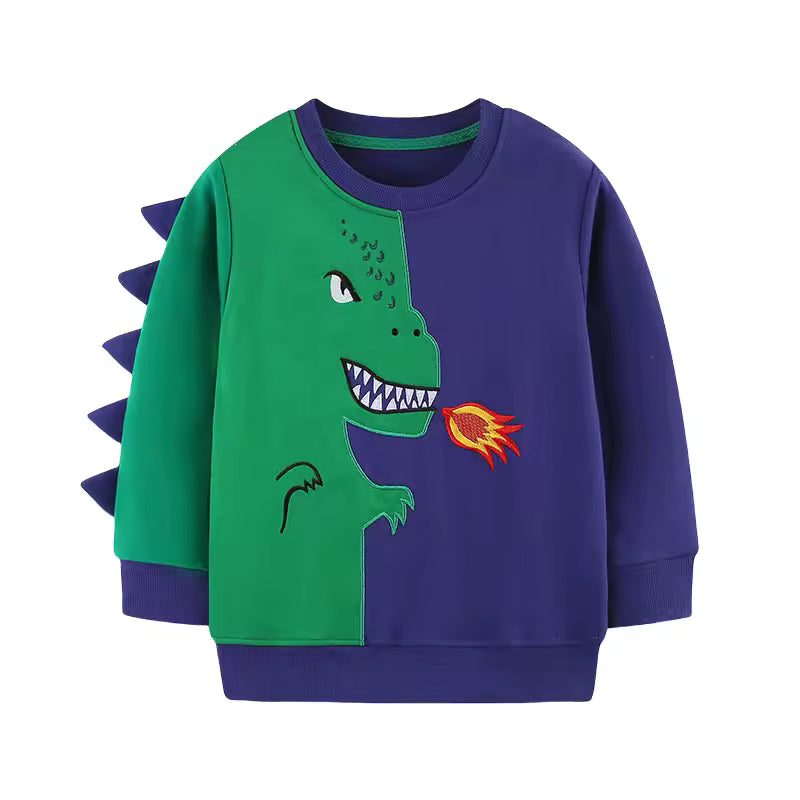 Sweatshirt mit Cartoon-Print für Kleinkinder