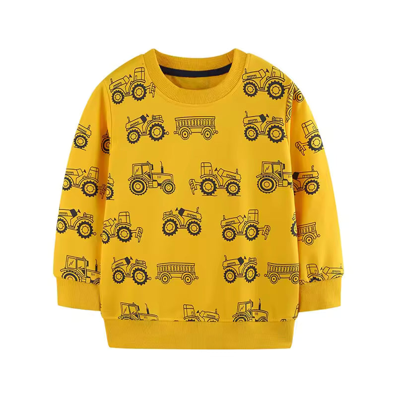 Sweatshirt mit Cartoon-Print für Kleinkinder