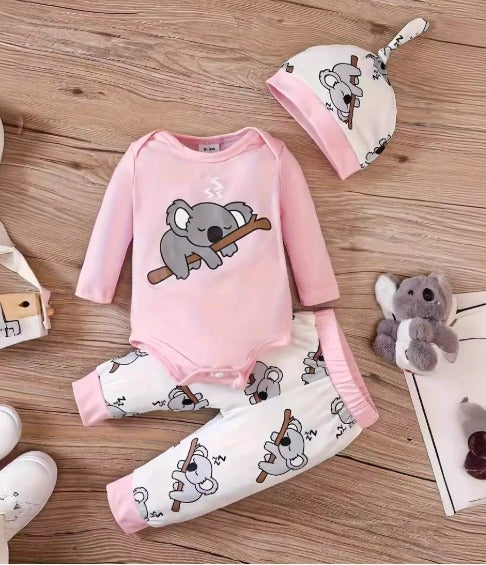 Warmes und weiches Baby-Set